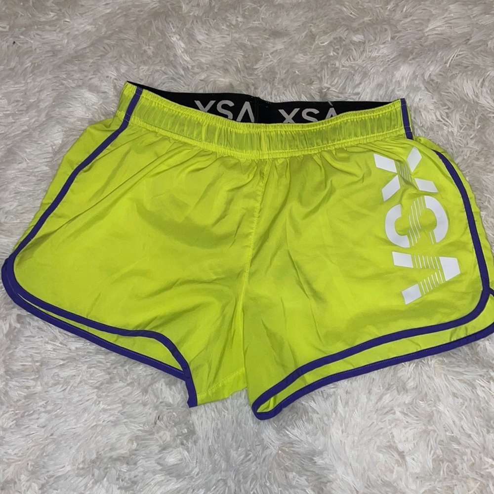 Neon yellow VSX workout short